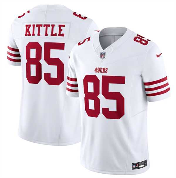 Men & Women & Youth San Francisco 49ers #85 George Kittle White 2023 F.U.S.E. Vapor Untouchable Limited Stitched Football Jersey